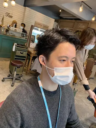 ショート ハイライト/レイヤー 木下翔太のヘアスタイル