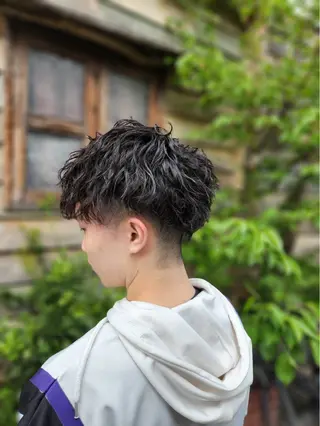 ショート パーマ メンズ 片桐侑哉／メンズ専門 /立石/ショートのヘアスタイル