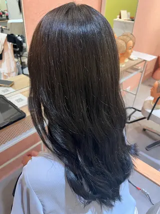 ロング カラー 🍏Rio🍏 Color☆*。のヘアスタイル