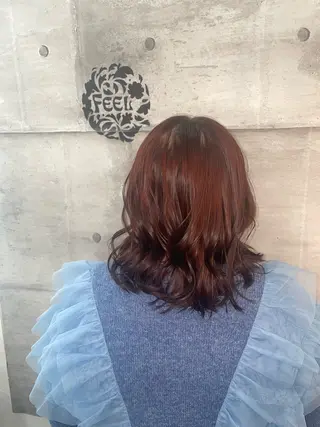 ミディアム 奈良/生駒/髪質改善 FEEL/マコのヘアスタイル