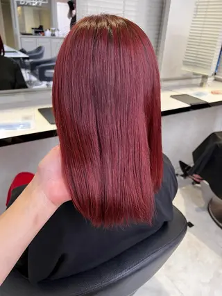 ミディアム カラー ヘアアレンジ 💕上野美容師☁ ブリーチ💖サワのヘアスタイル