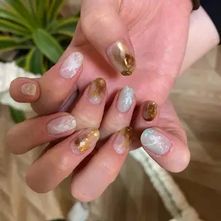 ネイル Amber21.所属・Nagahama Akariのネイルデザイン