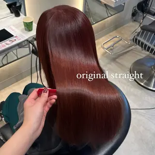 ロング 𝙆𝙖𝙞🎀🩶 レイヤー/縮毛矯正のヘアスタイル