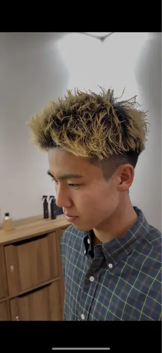 メンズ 🎈カラーエステ 🎈通事  啓人のヘアスタイル