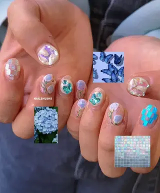 ネイル 3dパーツ/流行り 👧shushu❤️のネイルデザイン