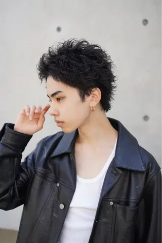 ショート パーマ fifth リュウセイのヘアスタイル