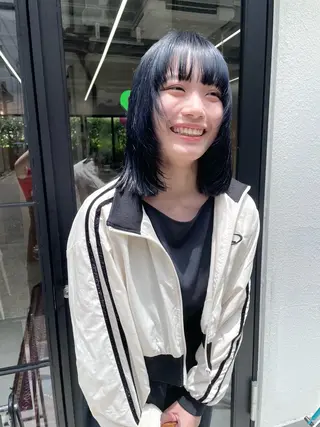 ミディアム カラー パーマ ヘアアレンジ メンズ tatsumi/ボブ ウルフ/レイヤーのヘアスタイル