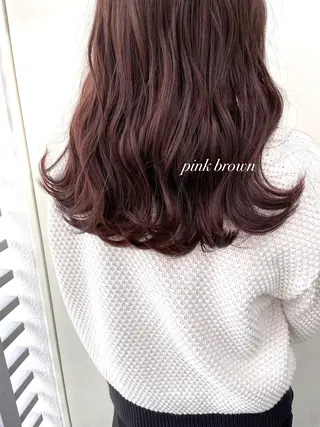 セミロング カラー パーマ ヘアアレンジ 女性スタイリスト専門サロン Zina 天神所属・NANA／trend style🕊🍑のヘアスタイル