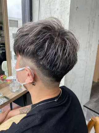 ショート カラー メンズ Dxxxx III所属・女性目線の大人 メンズ*Ayakaのヘアスタイル