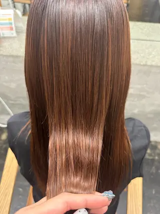 ロング Uil所属・レイヤーカット・ 縮毛矯正☁💙acoのヘアスタイル