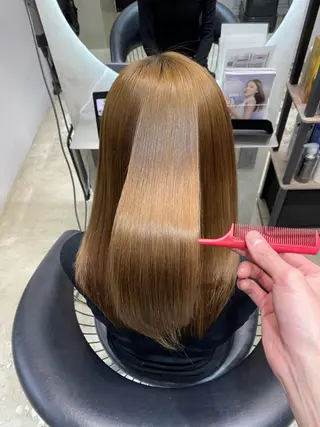 セミロング カラー レイヤー×髪質改善✨ 渋谷/佐藤侑哉のヘアスタイル