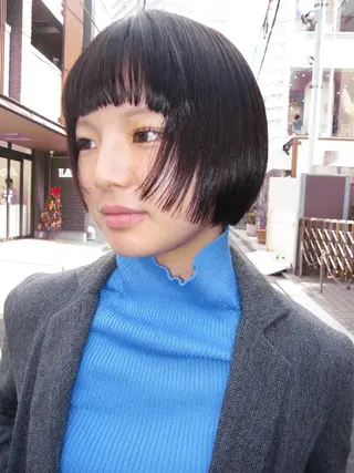 ショート カラー ルカ/ ムードカット🍓のヘアスタイル