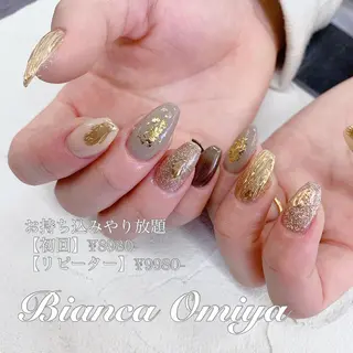 ネイル ネイルサロンビアンカ 大宮店長 モリサワのネイルデザイン