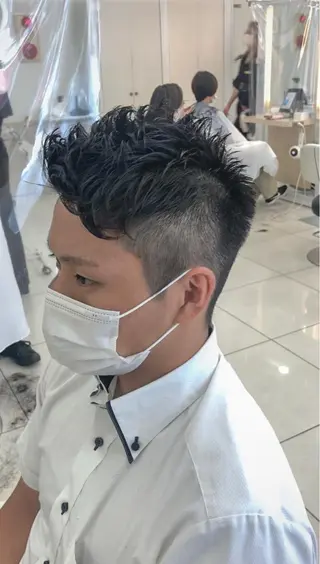 メンズ メンズパーマ特化 👑店長👑間宮👑のヘアスタイル