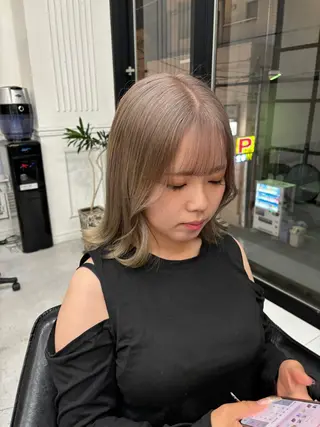 カラー MaisonHALU 松浦光咲のヘアスタイル