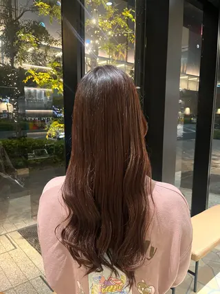 ロング カラー 大槻 穂都のヘアスタイル