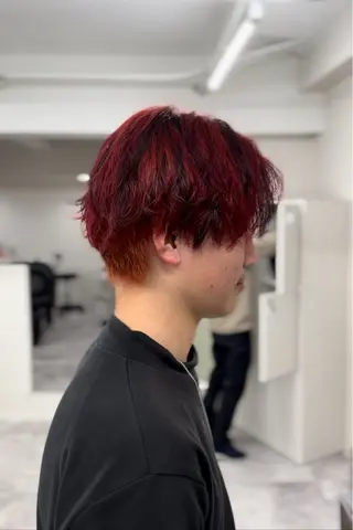 カラー PARK.なんば本店 ミルボンAujua認定サロン[パーク]所属・辻優太/韓国ヘア/メ ンズ/ダウンパーマのヘアスタイル