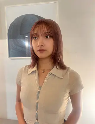 カラー nolla所属・yoshihama sumireのヘアスタイル