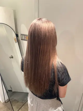 ロング カラー 🫧ブリーチモデル/ 透明感カラー /みきのヘアスタイル