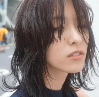 ミディアム パーマ current所属・✨カット美容師 💡高橋優也💡のヘアスタイル