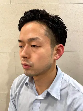 ショート メンズ Graceful BarBer platinum所属・無料メンズカット💈 遠山泰輝のヘアスタイル