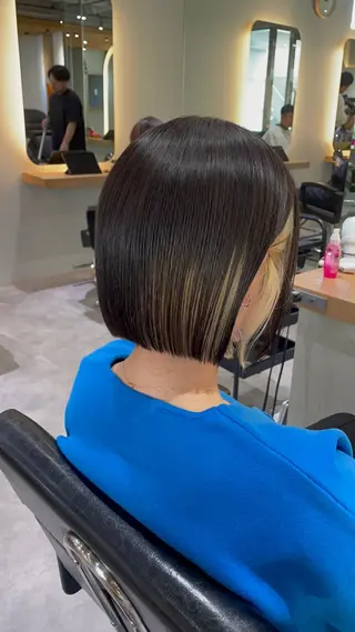 ショート カラー ボブヘアカット Rikapi❤️のヘアスタイル