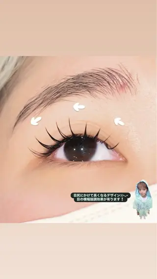 マツエク・マツパ RocoLush🍯 HINATA౨ৎ⋆ෆのマツエク・マツパデザイン