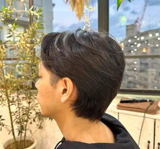 メンズ スパイキー/ ピンパーマ/緑川雄也のヘアスタイル