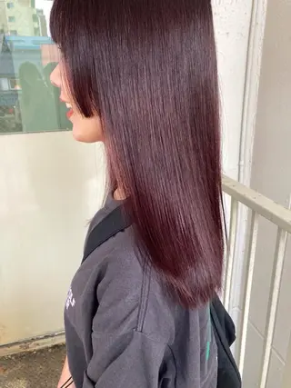 セミロング roka ノゾミのヘアスタイル