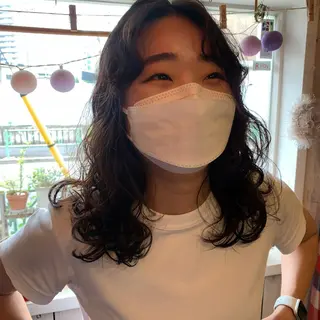 ロング “ととのう”ヘッドス パ🌿本多麻亜優のヘアスタイル