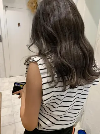 セミロング カラー 🌟アレンジが似合う カラー🌟Rumiのヘアスタイル