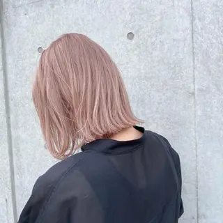 ミディアム カラー トレンドボブ /ミリヤのヘアスタイル