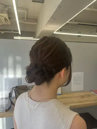 ヘアアレンジ 木寺 樹莉のヘアスタイル