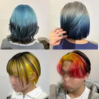 ミディアム カラー パーマ ヘアアレンジ メンズ ✨S sweet 京都駅店✨sionのヘアスタイル