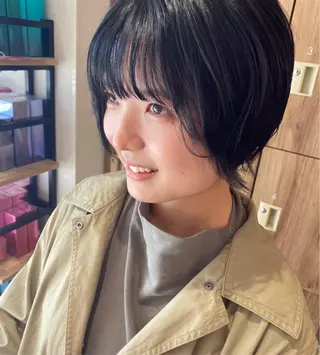 ショート カラー パーマ指名No1 /namiのヘアスタイル