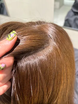 ロング 🍎デザインカラー /カエデ🍎のヘアスタイル