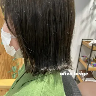 ミディアム カラー パーマ ヘアアレンジ 🌿AMANE🌿 sakiのヘアスタイル