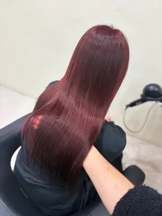 ロング 💗暖色カラー💗 ツヤ髪💗Mayaのヘアスタイル