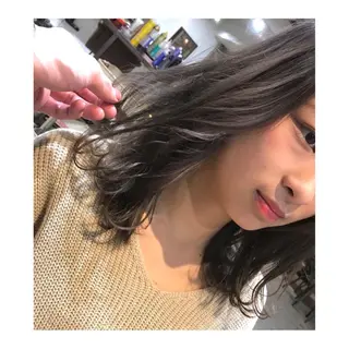 ミディアム カラー 竹嶌 健吾のヘアスタイル