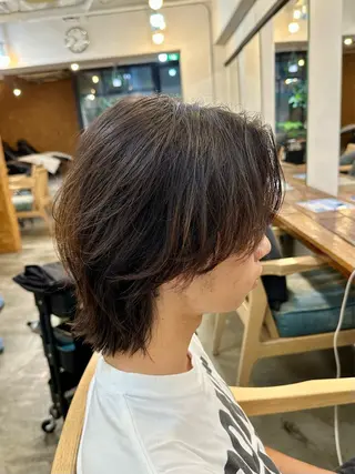 ミディアム メンズ 横浜/メンズ特化/ Farbe/田中颯斗のヘアスタイル