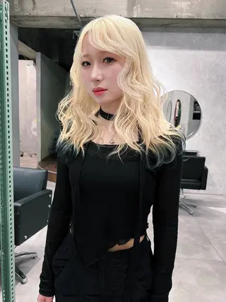 ロング カラー 🧡色落ちまで2度綺 麗なカラー🧡ヨシキのヘアスタイル