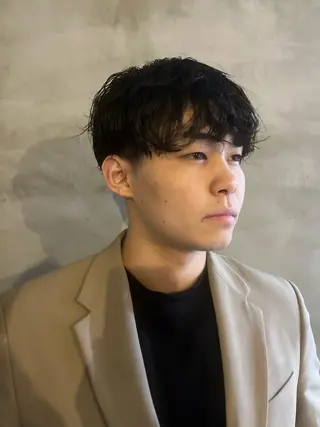 ショート パーマ メンズ 渋谷/原宿/メンズ/ コヤマトモヤのヘアスタイル