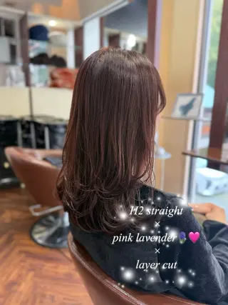 セミロング 尾崎 海璃のヘアスタイル