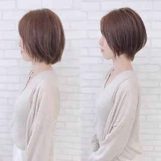 ショート カラー アビリタ 警固のヘアスタイル