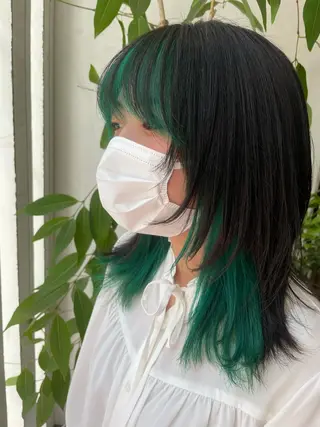 ミディアム カラー 🫧艶髪デザイナー 🫧白石航汰のヘアスタイル