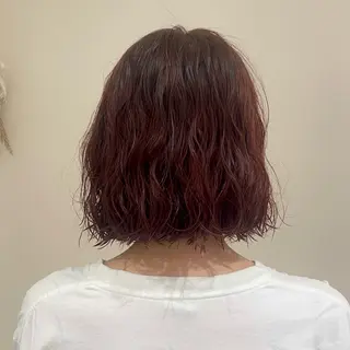 パーマ ぷつっとボブ/ 似合わせ🥀原ちひろのヘアスタイル