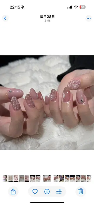 ネイル m kaori𓃟のネイルデザイン