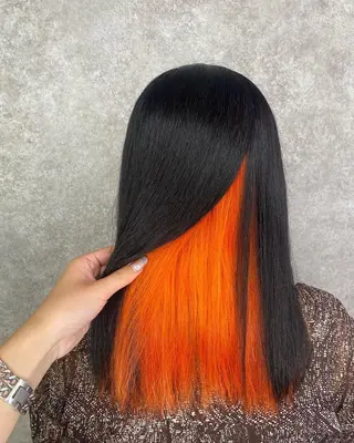 ロング カラー UNDER vr 【アンダーバー】のヘアスタイル