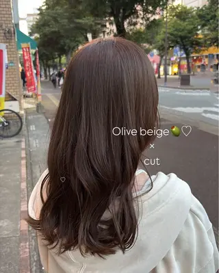 セミロング 🤍FLEAR 白濱 かえで🎀.⋆のヘアスタイル