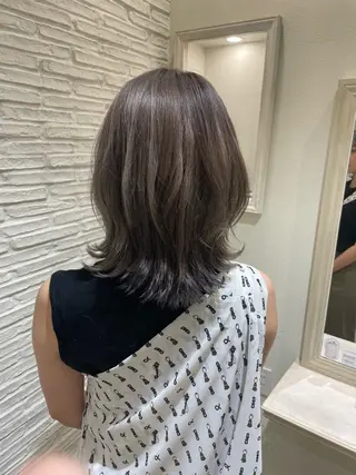 ミディアム 宮城千奈美🍒 カットモデル募集のヘアスタイル